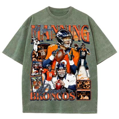 Peyton Manning Tee Unisex Fit Washed T-Shirt  