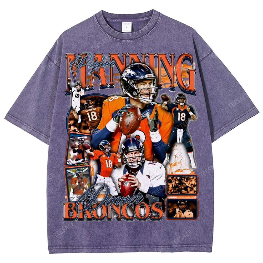 Peyton Manning Tee Unisex Fit Washed T-Shirt  