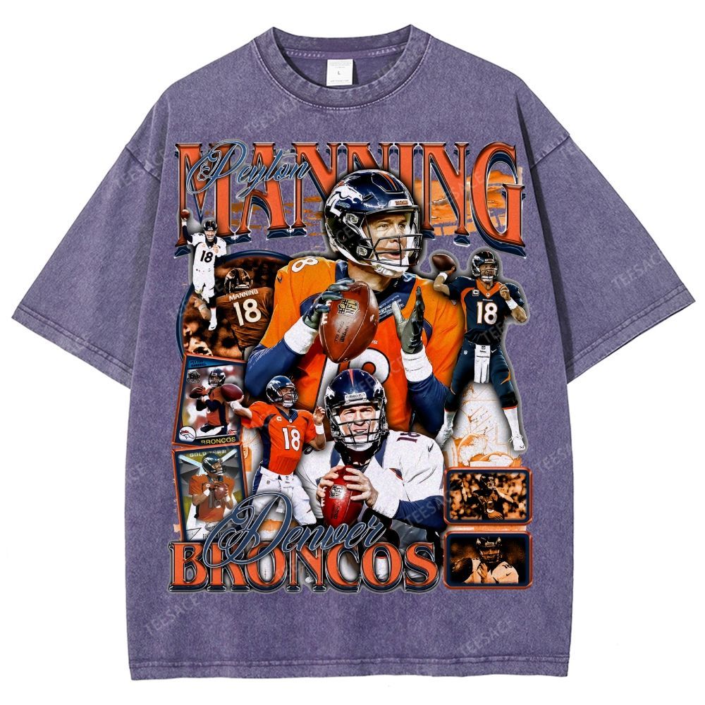 Peyton Manning Tee Unisex Fit Washed T-Shirt  