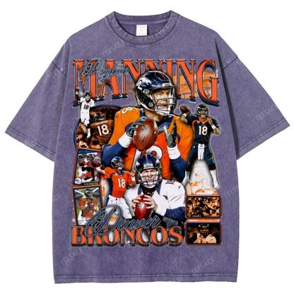 Peyton Manning Tee Unisex Fit Washed T-Shirt  