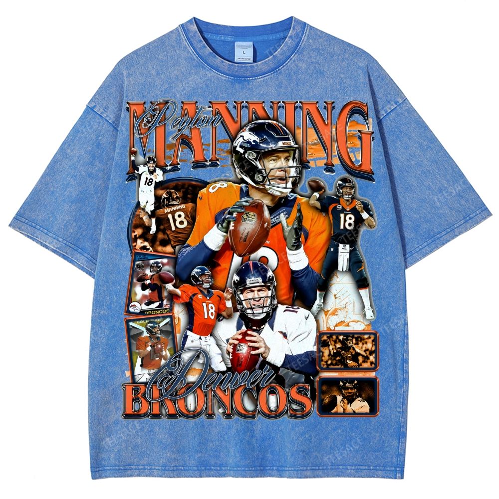 Peyton Manning Tee Unisex Fit Washed T-Shirt  
