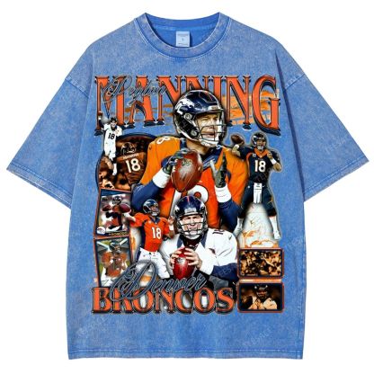 Peyton Manning Tee Unisex Fit Washed T-Shirt  