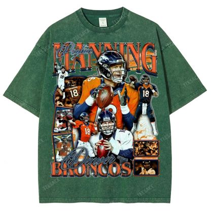 Peyton Manning Tee Unisex Fit Washed T-Shirt  