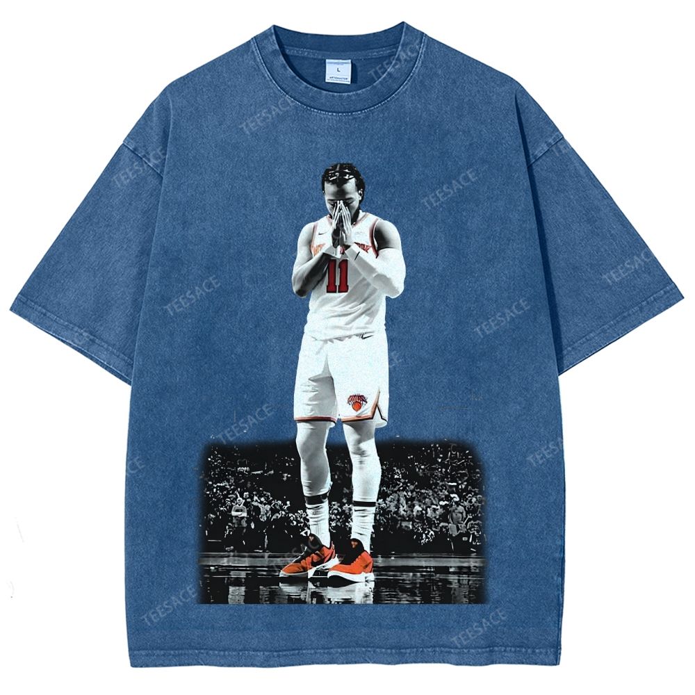 JALEN BRUNSON Tee Unisex Fit Washed T-Shirt  