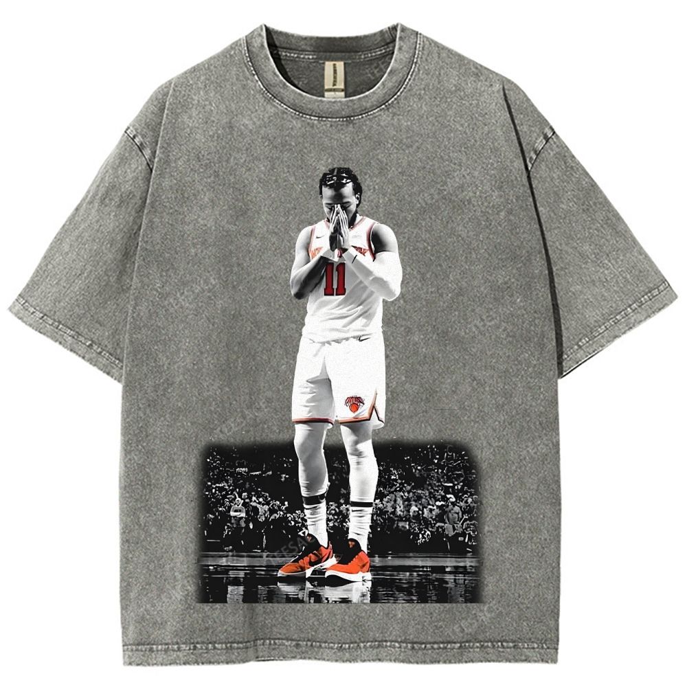 JALEN BRUNSON Tee Unisex Fit Washed T-Shirt  