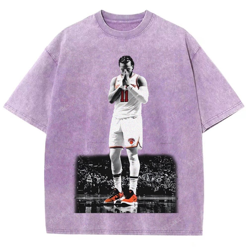 JALEN BRUNSON Tee Unisex Fit Washed T-Shirt  