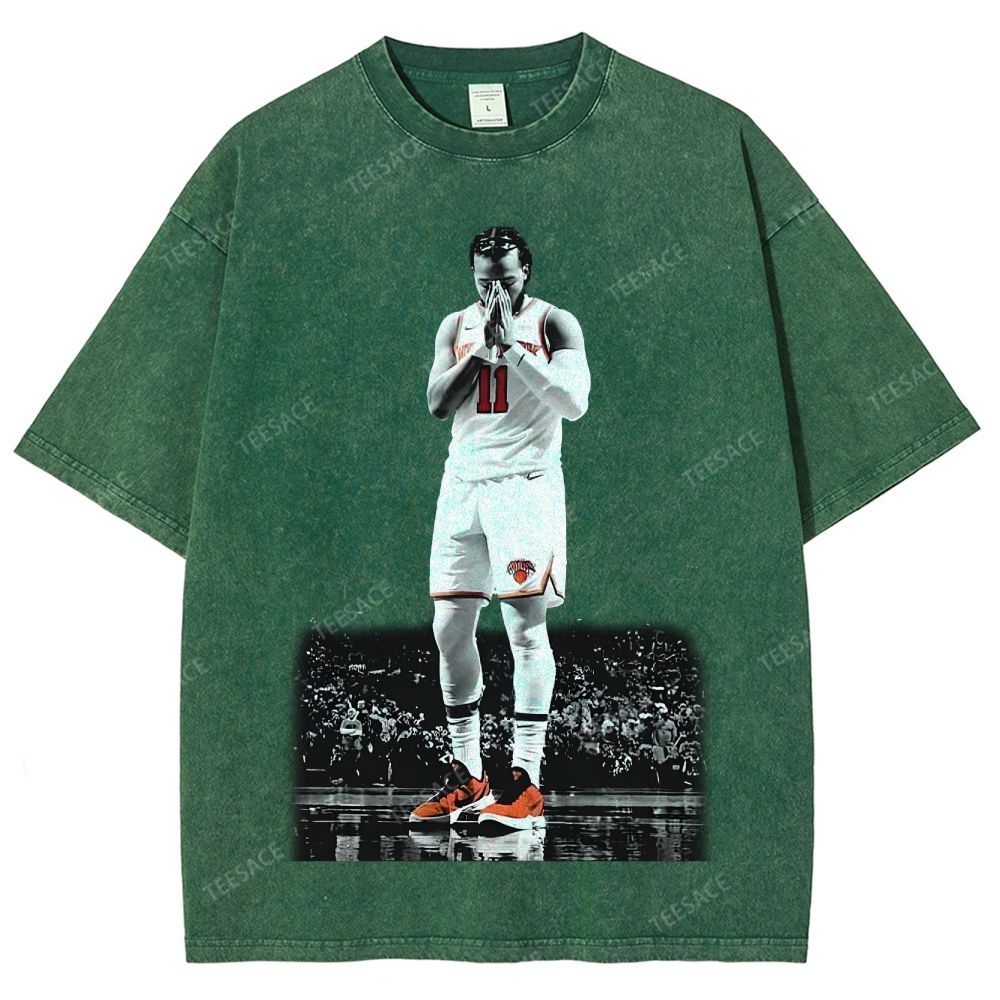 JALEN BRUNSON Tee Unisex Fit Washed T-Shirt  