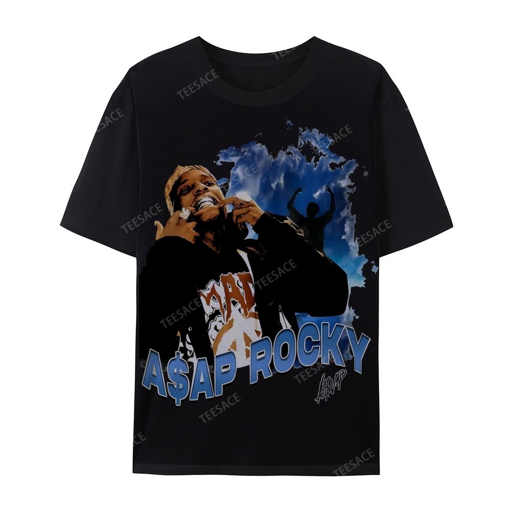 Unisex-Adult Ultra Cotton T-Shirt Graphic  ASAP Rocky V1 Tee