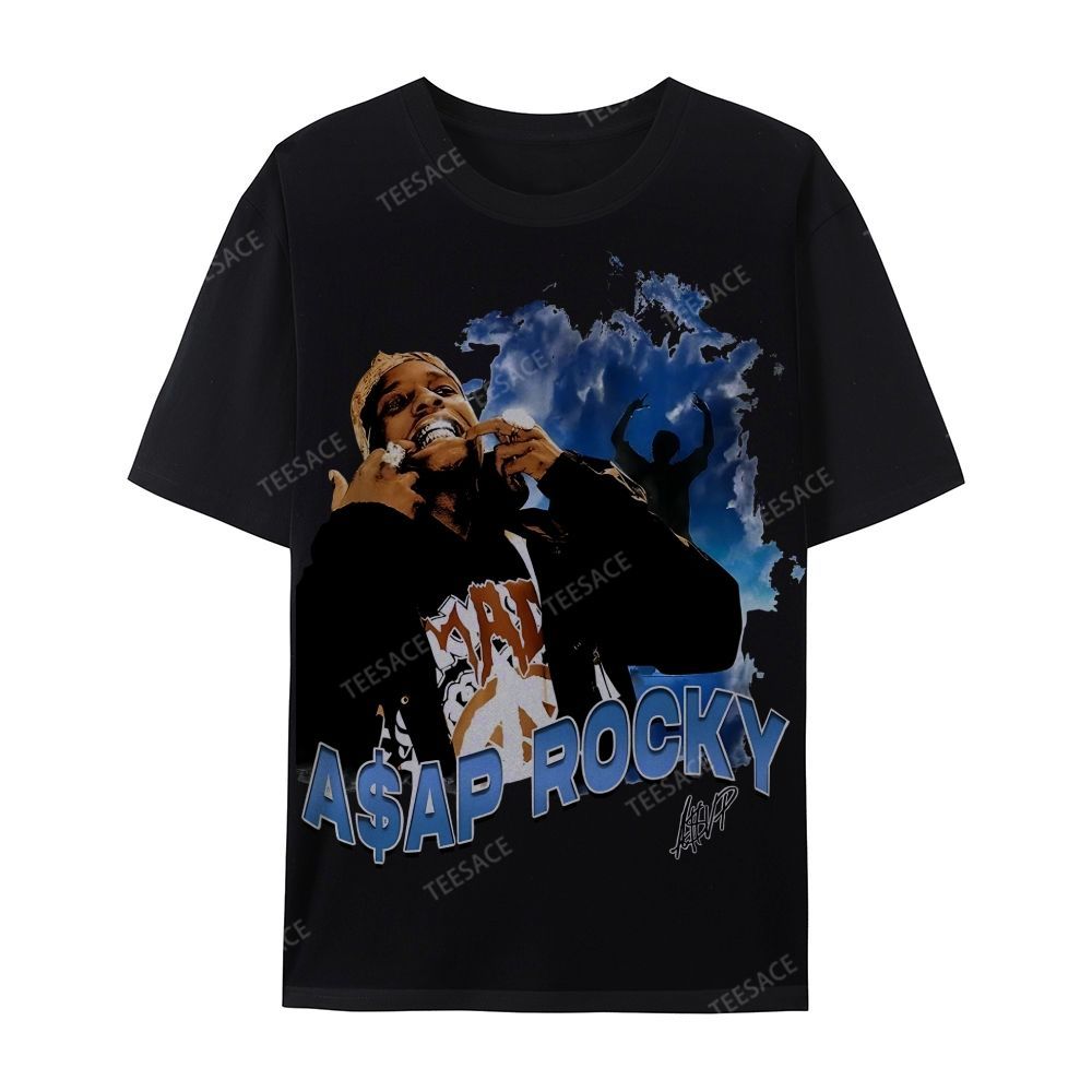 Unisex-Adult Ultra Cotton T-Shirt Graphic  ASAP Rocky V1 Tee