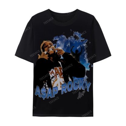 Unisex-Adult Ultra Cotton T-Shirt Graphic  ASAP Rocky V1 Tee