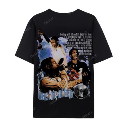 Unisex-Adult Ultra Cotton T-Shirt Graphic  ASAP Rocky V1 Tee