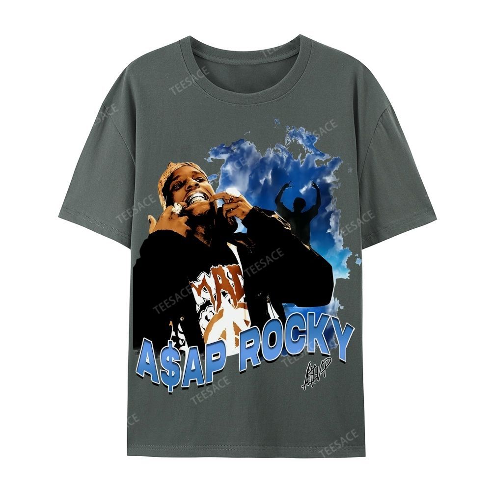 Unisex-Adult Ultra Cotton T-Shirt Graphic  ASAP Rocky V1 Tee