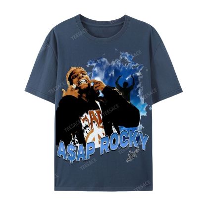 Unisex-Adult Ultra Cotton T-Shirt Graphic  ASAP Rocky V1 Tee