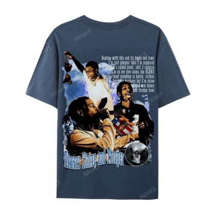 Unisex-Adult Ultra Cotton T-Shirt Graphic  ASAP Rocky V1 Tee