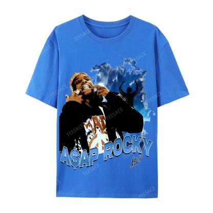 Unisex-Adult Ultra Cotton T-Shirt Graphic  ASAP Rocky V1 Tee