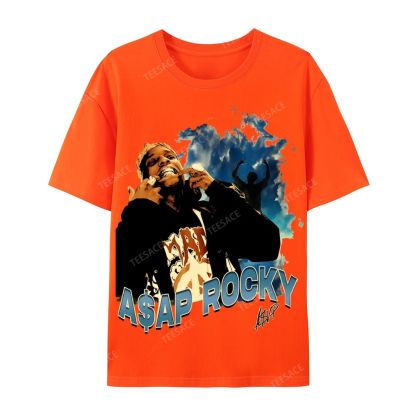 Unisex-Adult Ultra Cotton T-Shirt Graphic  ASAP Rocky V1 Tee
