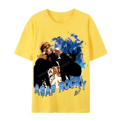 Unisex-Adult Ultra Cotton T-Shirt Graphic  ASAP Rocky V1 Tee