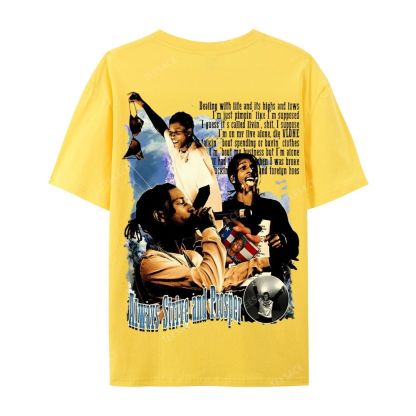 Unisex-Adult Ultra Cotton T-Shirt Graphic  ASAP Rocky V1 Tee