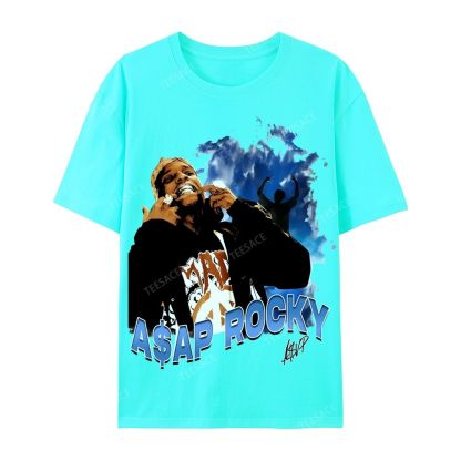 Unisex-Adult Ultra Cotton T-Shirt Graphic  ASAP Rocky V1 Tee