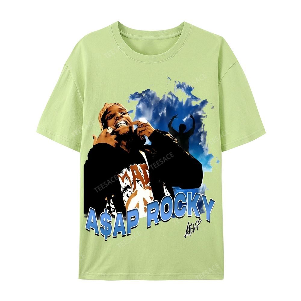 Unisex-Adult Ultra Cotton T-Shirt Graphic  ASAP Rocky V1 Tee