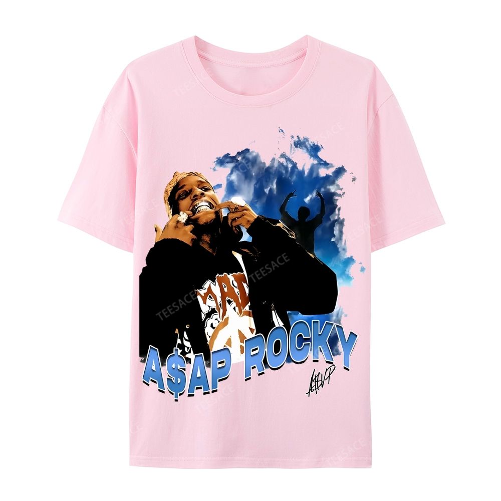 Unisex-Adult Ultra Cotton T-Shirt Graphic  ASAP Rocky V1 Tee