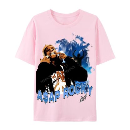 Unisex-Adult Ultra Cotton T-Shirt Graphic  ASAP Rocky V1 Tee