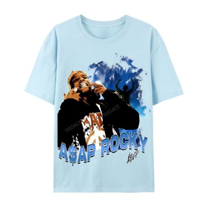 Unisex-Adult Ultra Cotton T-Shirt Graphic  ASAP Rocky V1 Tee
