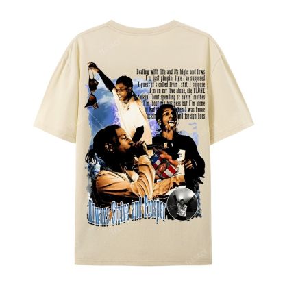 Unisex-Adult Ultra Cotton T-Shirt Graphic  ASAP Rocky V1 Tee