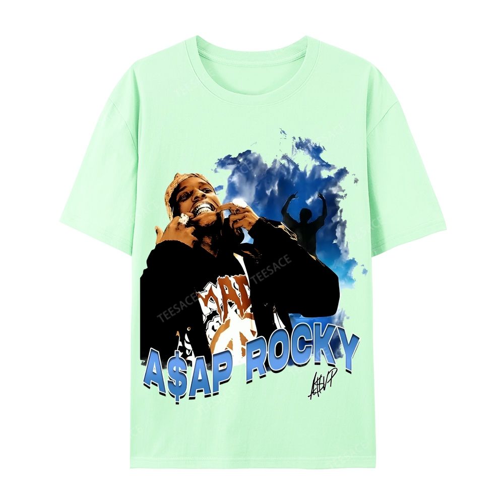 Unisex-Adult Ultra Cotton T-Shirt Graphic  ASAP Rocky V1 Tee