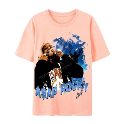 Unisex-Adult Ultra Cotton T-Shirt Graphic  ASAP Rocky V1 Tee