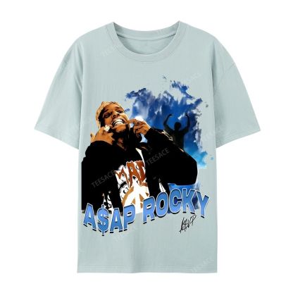Unisex-Adult Ultra Cotton T-Shirt Graphic  ASAP Rocky V1 Tee