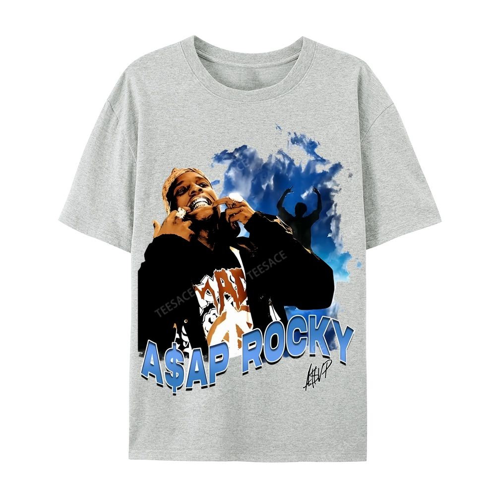 Unisex-Adult Ultra Cotton T-Shirt Graphic  ASAP Rocky V1 Tee