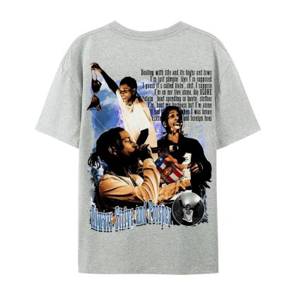 Unisex-Adult Ultra Cotton T-Shirt Graphic  ASAP Rocky V1 Tee