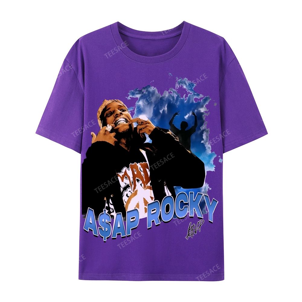 Unisex-Adult Ultra Cotton T-Shirt Graphic  ASAP Rocky V1 Tee