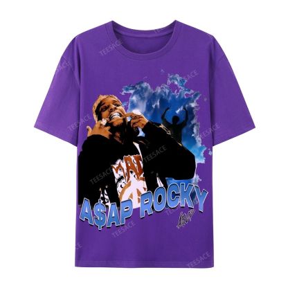 Unisex-Adult Ultra Cotton T-Shirt Graphic  ASAP Rocky V1 Tee