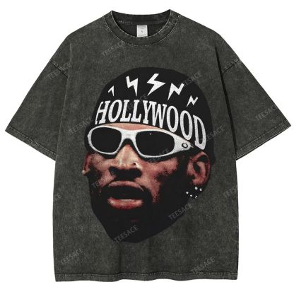 DENNIS RODMAN Unisex Fit Washed T-Shirt 