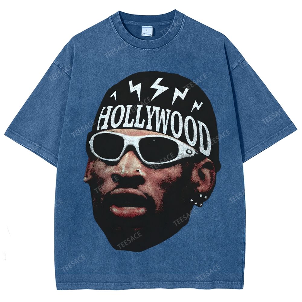 DENNIS RODMAN Unisex Fit Washed T-Shirt 