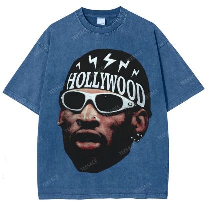 DENNIS RODMAN Unisex Fit Washed T-Shirt 