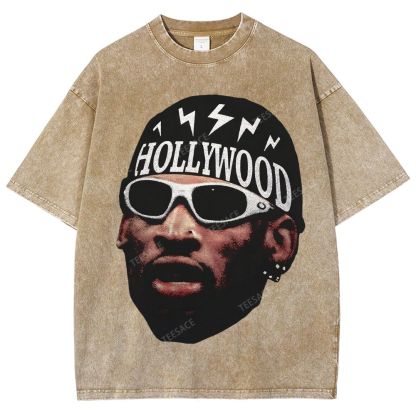 DENNIS RODMAN Unisex Fit Washed T-Shirt 