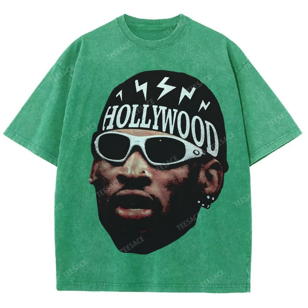 DENNIS RODMAN Unisex Fit Washed T-Shirt 