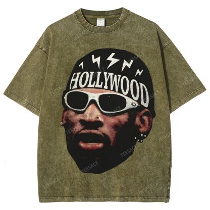 DENNIS RODMAN Unisex Fit Washed T-Shirt 
