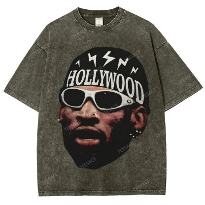 DENNIS RODMAN Unisex Fit Washed T-Shirt 