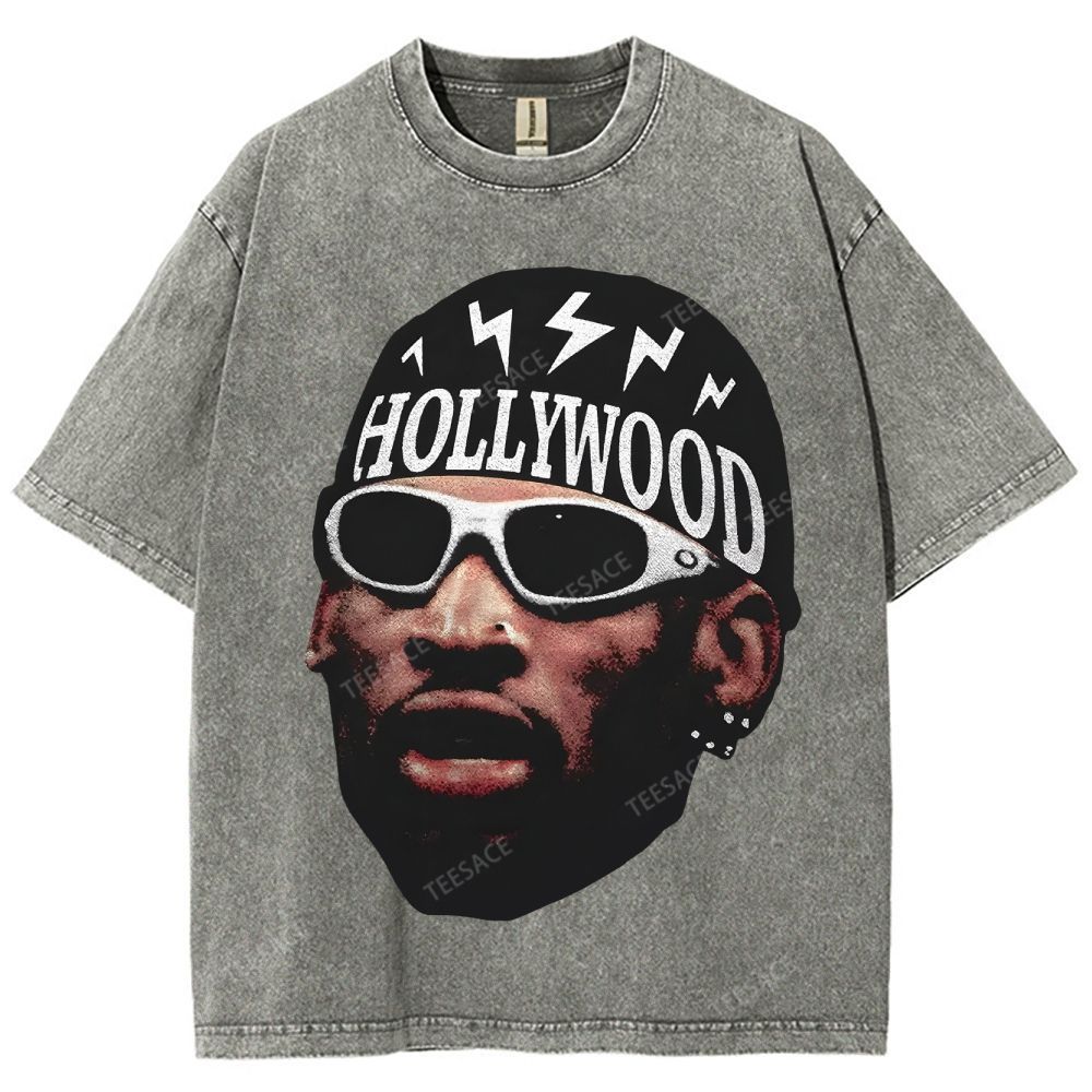 DENNIS RODMAN Unisex Fit Washed T-Shirt 