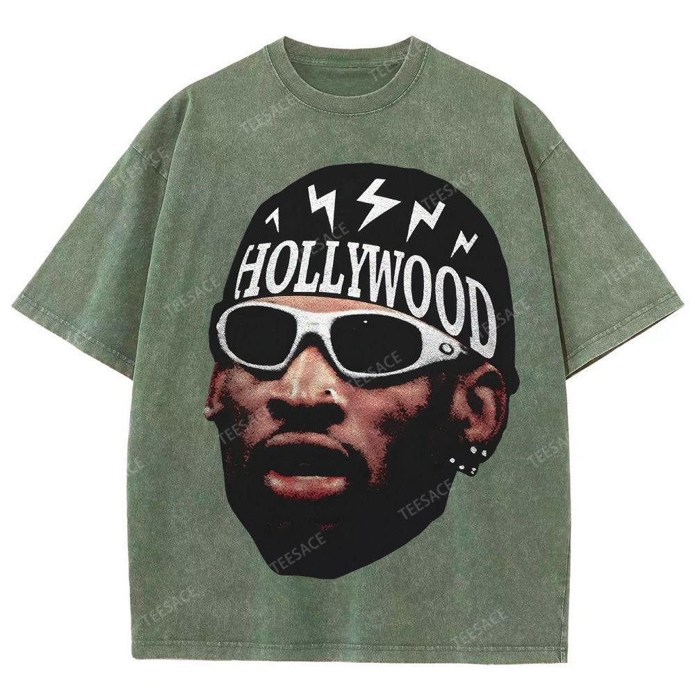 DENNIS RODMAN Unisex Fit Washed T-Shirt 