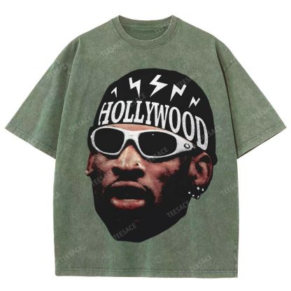 DENNIS RODMAN Unisex Fit Washed T-Shirt 