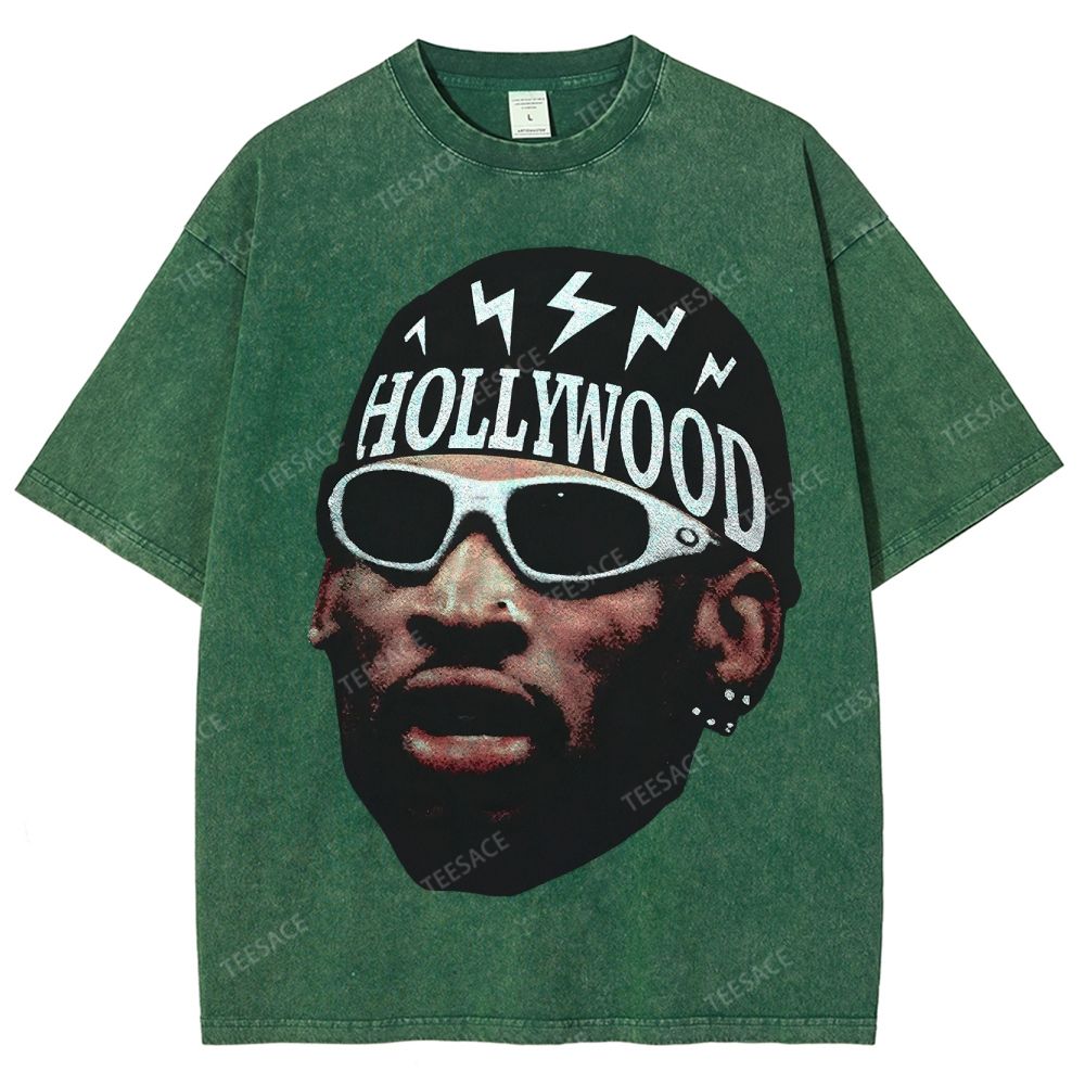 DENNIS RODMAN Unisex Fit Washed T-Shirt 