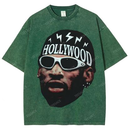 DENNIS RODMAN Unisex Fit Washed T-Shirt 