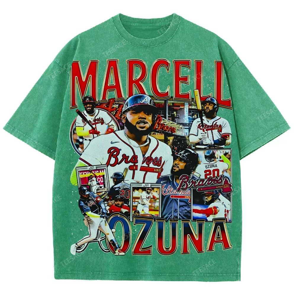 Unisex-Adult Ultra Cotton Washed T-Shirt Graphic MARCELL OZUNA TEE