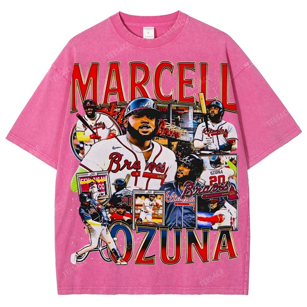 Unisex-Adult Ultra Cotton Washed T-Shirt Graphic MARCELL OZUNA TEE