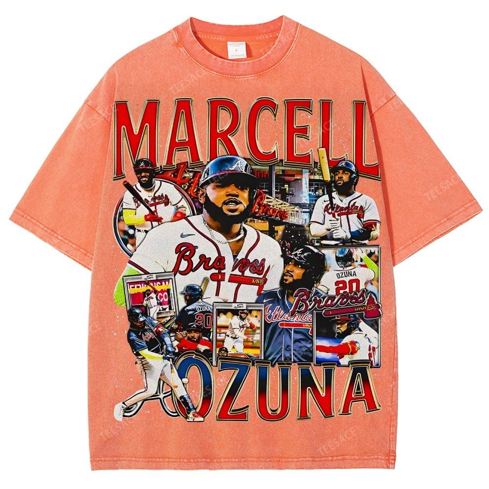 Unisex-Adult Ultra Cotton Washed T-Shirt Graphic MARCELL OZUNA TEE